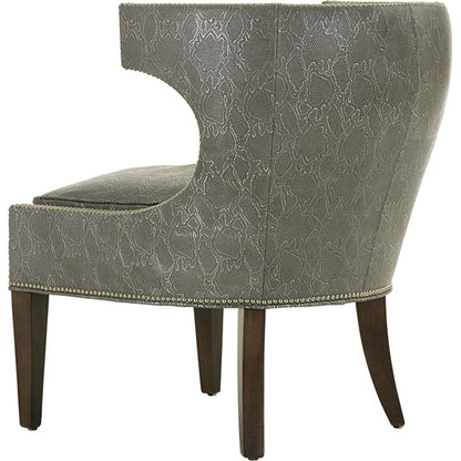 Greta Leather Chair by Lexington. Made from unique in a transitional style.