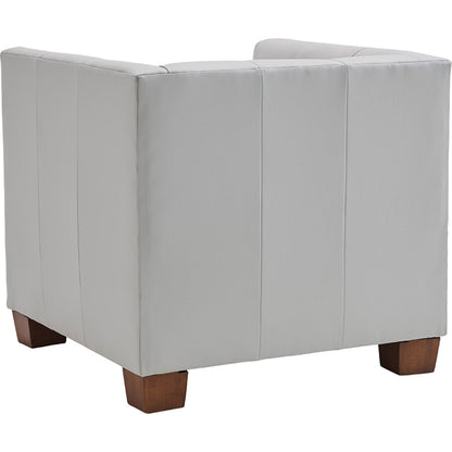 Emilia Leather Chair by Lexington in gray. Made from unique in a modern style.