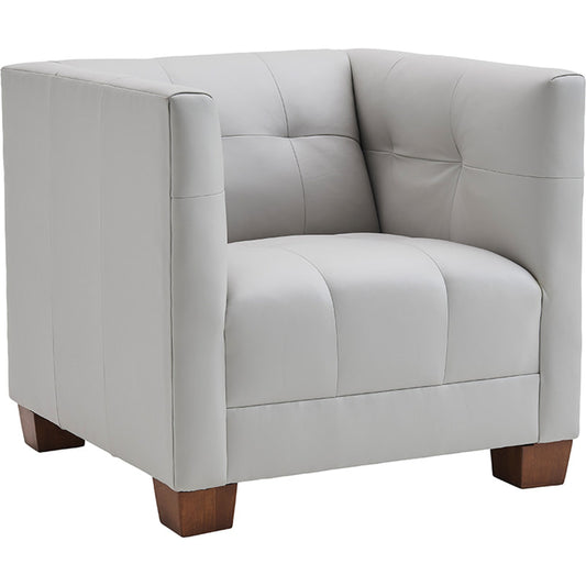 001 SR-835332 | Additional Silo | Emilia Leather Chair by Lexington in gray. Made from unique in a modern style.