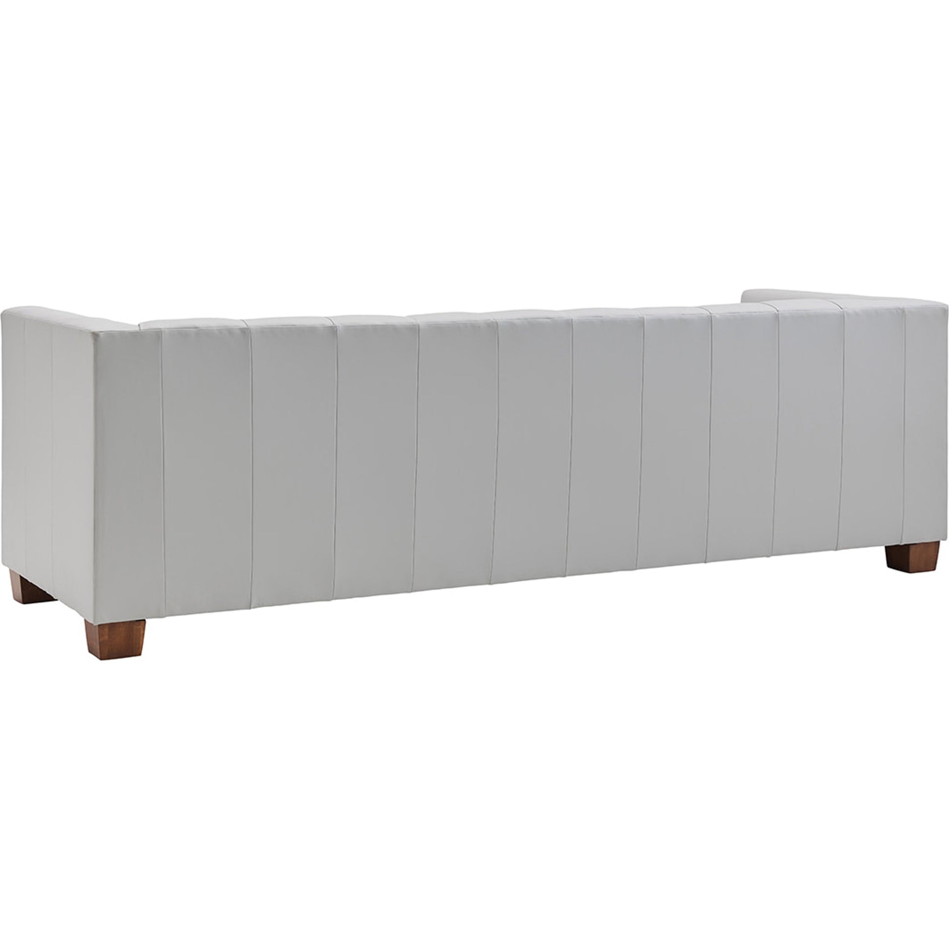 Emilia Leather Sofa by Lexington in gray. Made from unique in a modern style.