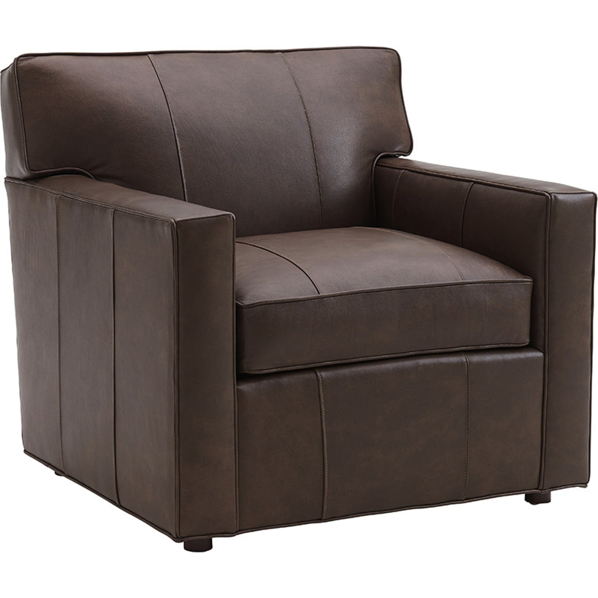 Ardsley Leather Chair by Lexington. Made from unique in a transitional style.