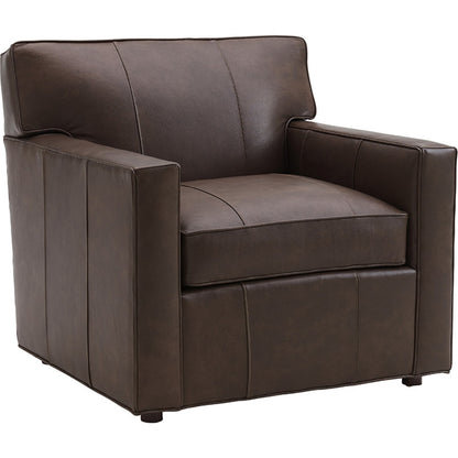 Ardsley Leather Chair by Lexington. Made from unique in a transitional style.