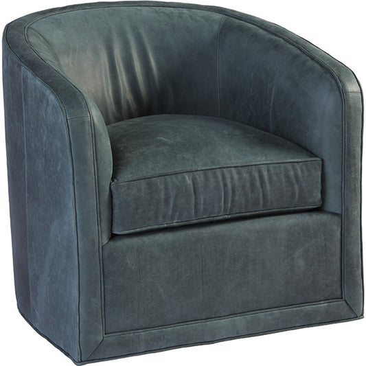 Colton Leather Swivel Chair by Tommy Bahama Home in corbin. Made from unique in a modern style.