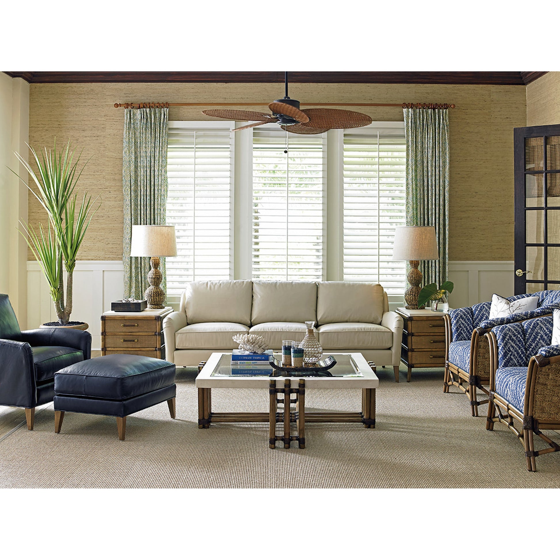 Weston Cocktail Table by Tommy Bahama Home. Made from unique in a coastal style.