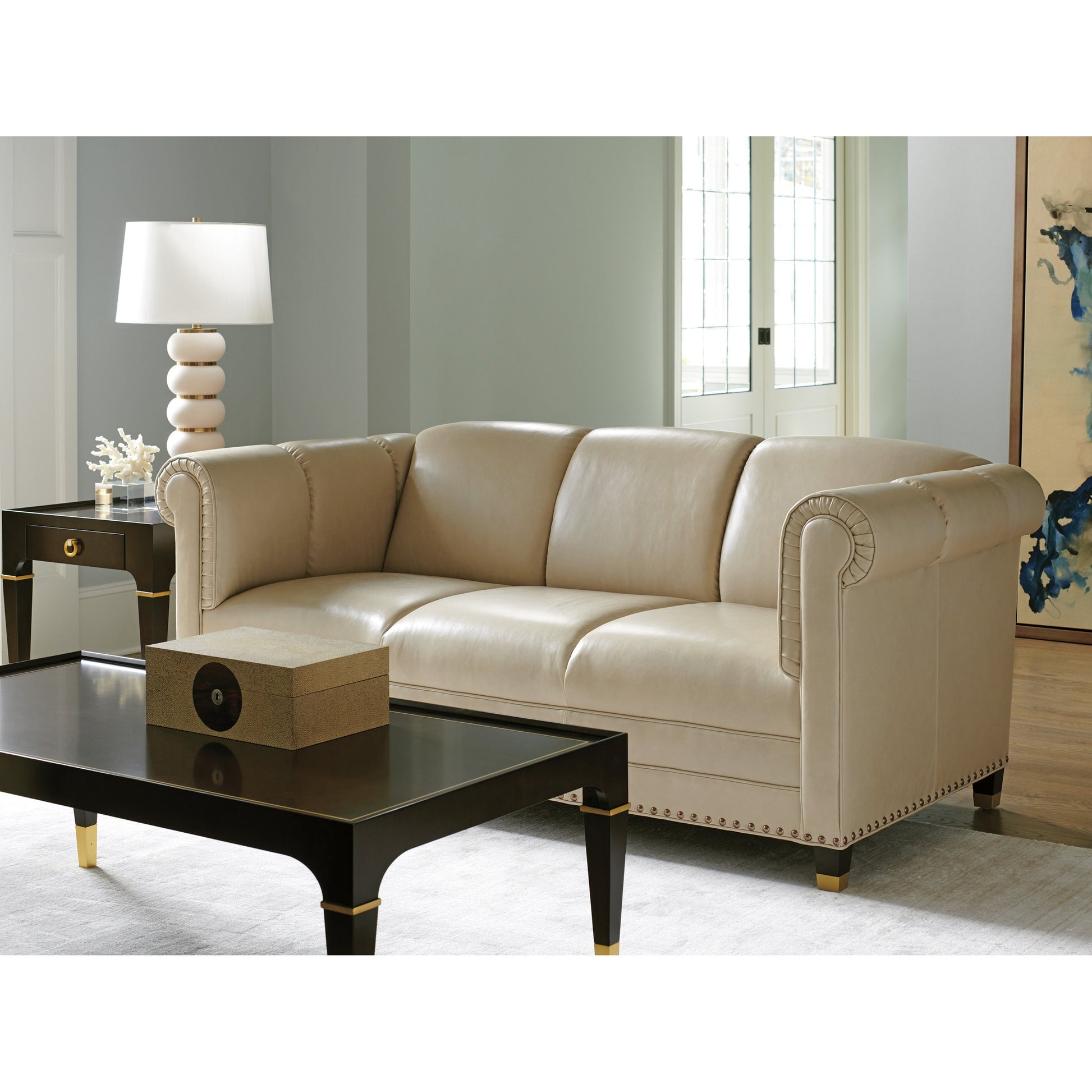 Springfield Leather Sofa by Lexington. Made from unique in a traditional style.