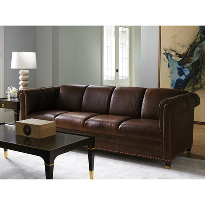 Springfield Leather Sofa by Lexington. Made from unique in a traditional style.