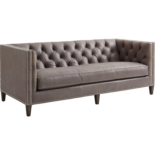 Monaco Leather Sofa by Lexington. Made from unique in a transitional style.