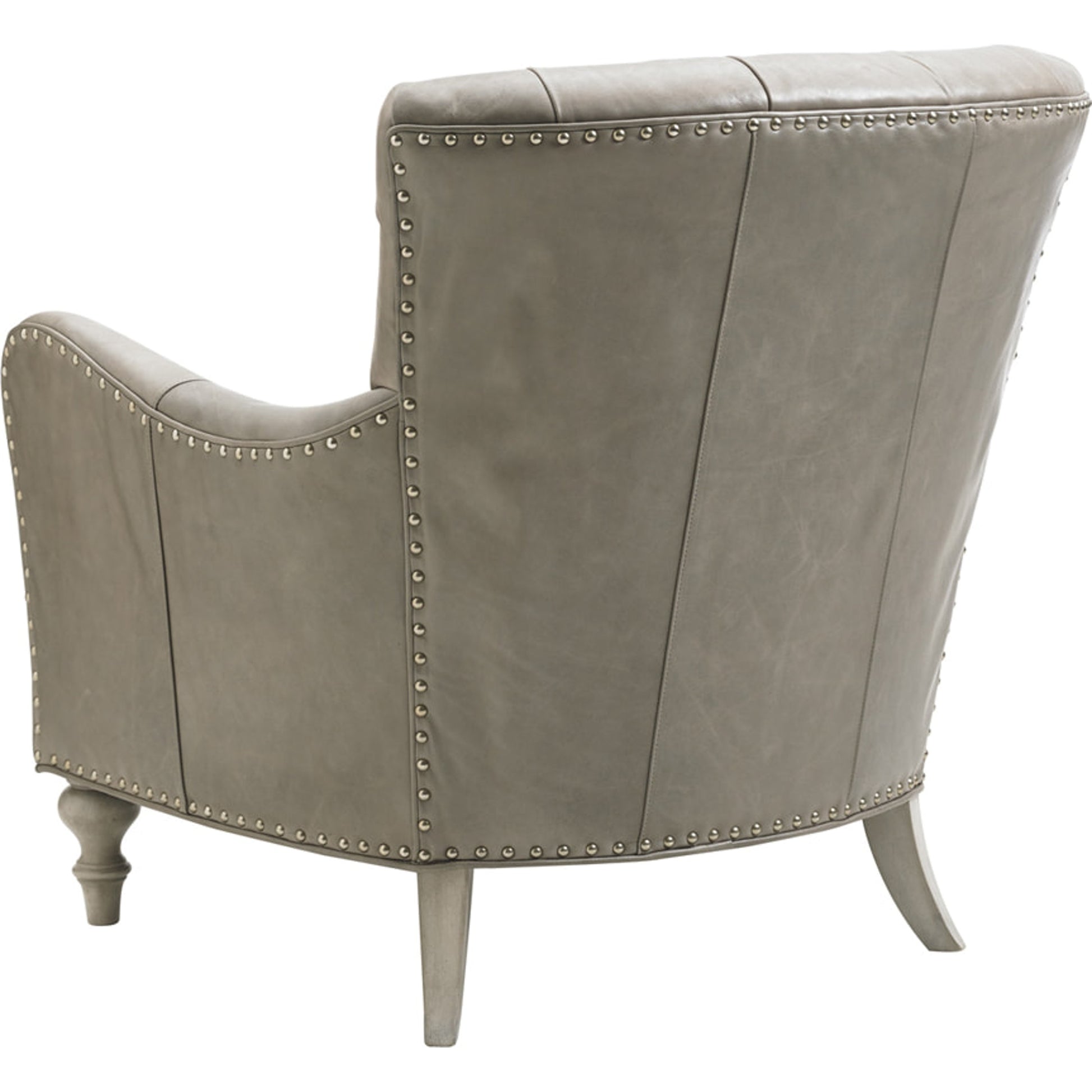Wescott Leather Chair by Lexington in olive and leather. Made from unique in a transitional style.