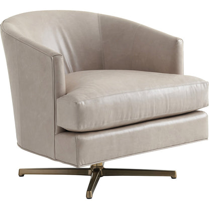 Graves Leather Swivel Chair by Lexington. Made from unique in a modern style.