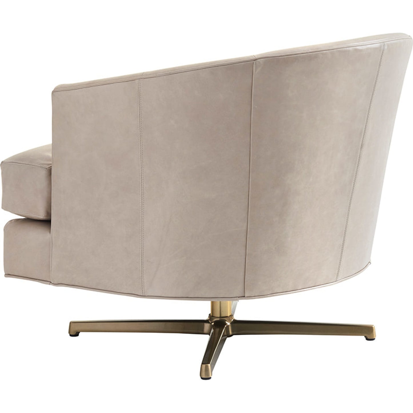 001 SI-2540592 | Additional Silo | Graves Leather Swivel Chair by Lexington. Made from oak, leather, metal in a modern style.