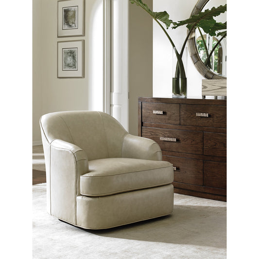 Alta Vista Leather Swivel Chai by Lexington. Made from unique in a transitional style.