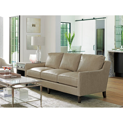 Turin Leather Sofa by Lexington. Made from unique in a transitional style.