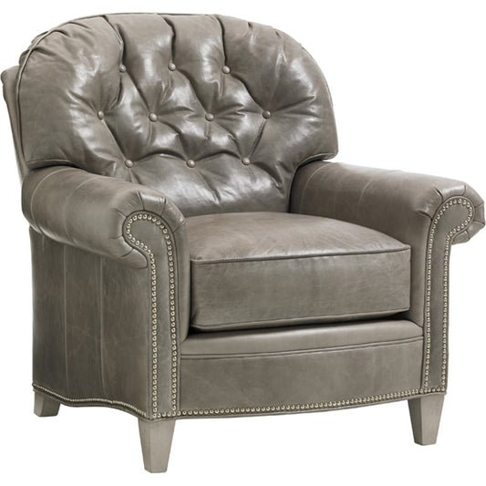 001 SR-835142 | Additional Silo | Bayville Leather Chair by Lexington. Made from unique in a transitional style.