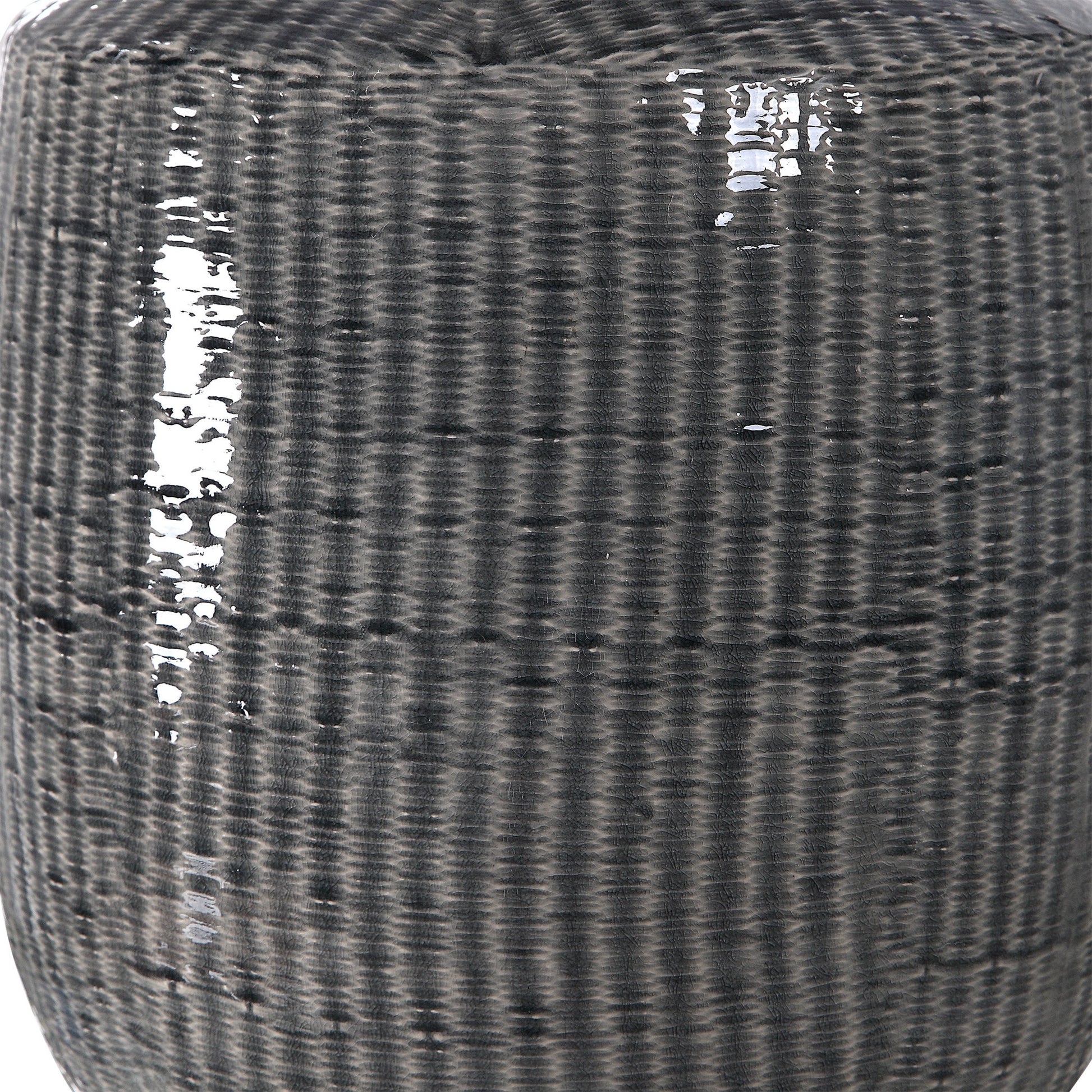 Felipe Table Lamp by Uttermost in light gray. Made from ceramic, iron, fabric in a eclectic & global style.