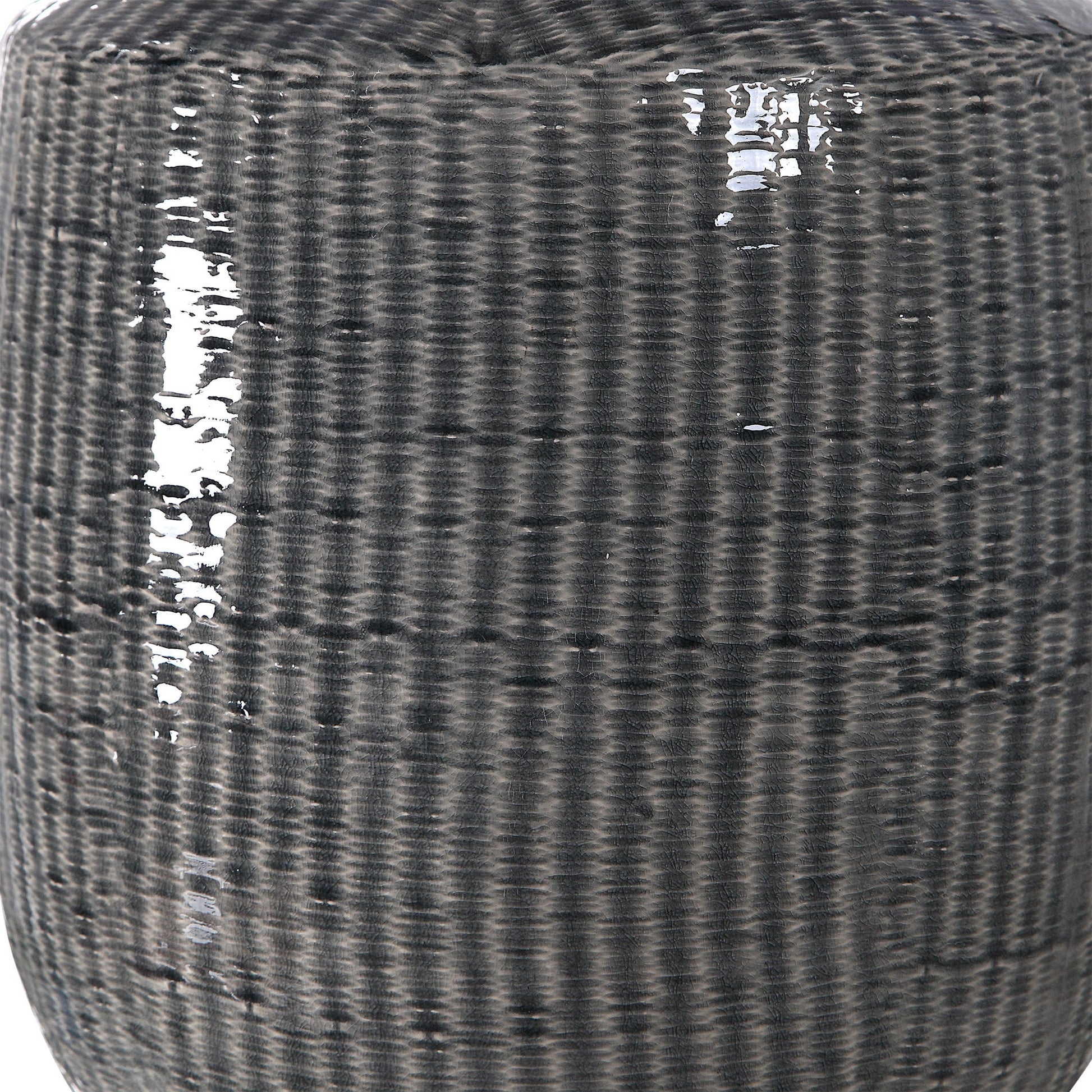 Felipe Table Lamp by Uttermost in light gray. Made from ceramic, iron, fabric in a eclectic & global style.