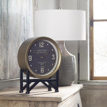 Felipe Table Lamp by Uttermost in light gray. Made from ceramic, iron, fabric in a eclectic & global style.
