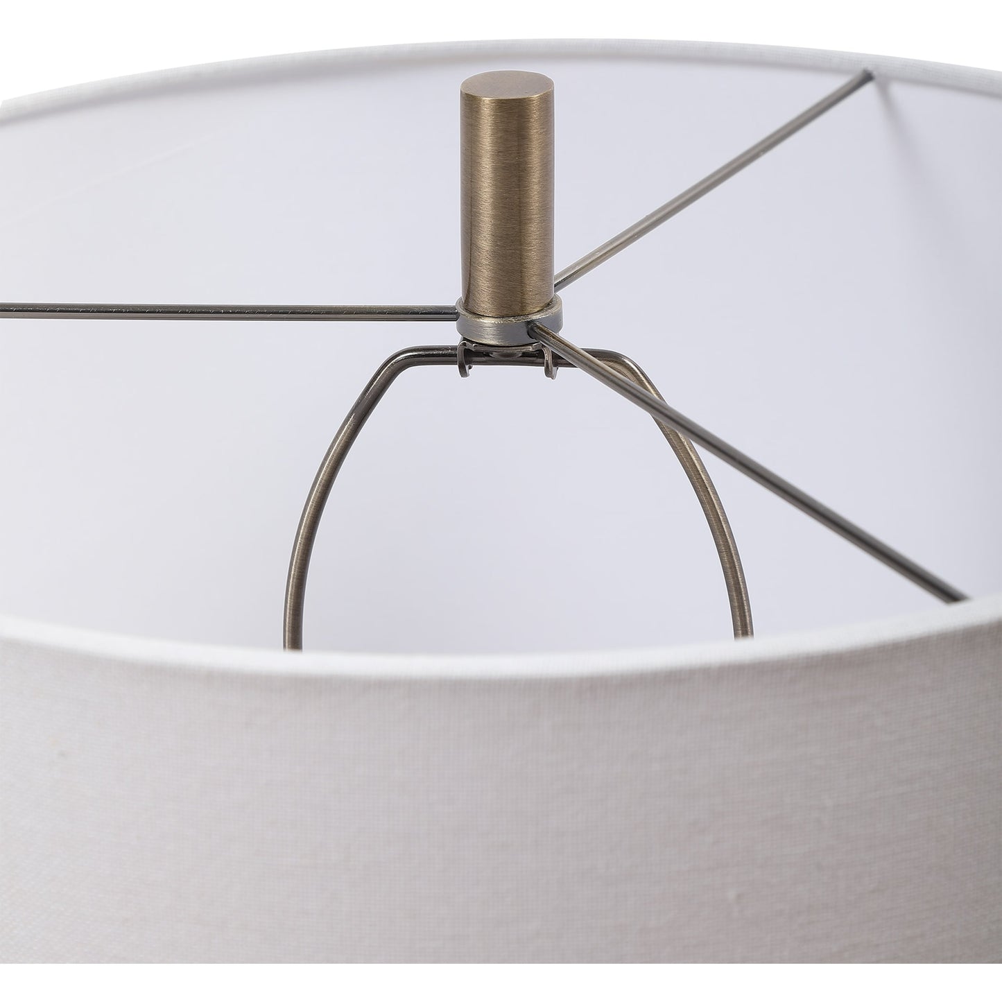 003 SR-861015 | Additional Silo | Anmer Table Lamp by Uttermost. Made from iron, glass, fabric in a modern style.