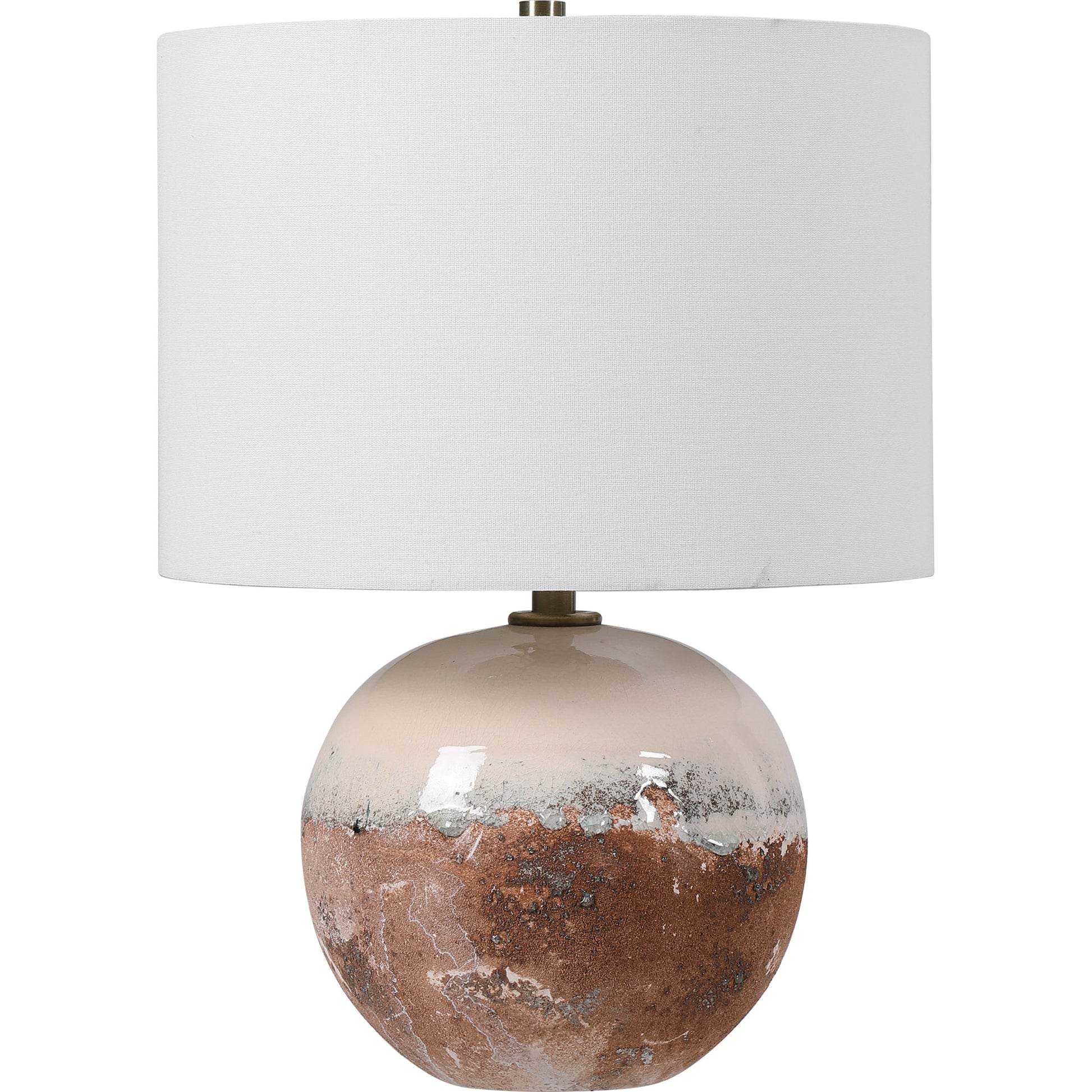 Durango Accent Lamp by Uttermost. Made from ceramic, iron in a modern style.