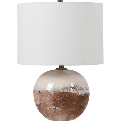 Durango Accent Lamp by Uttermost. Made from ceramic, iron in a modern style.