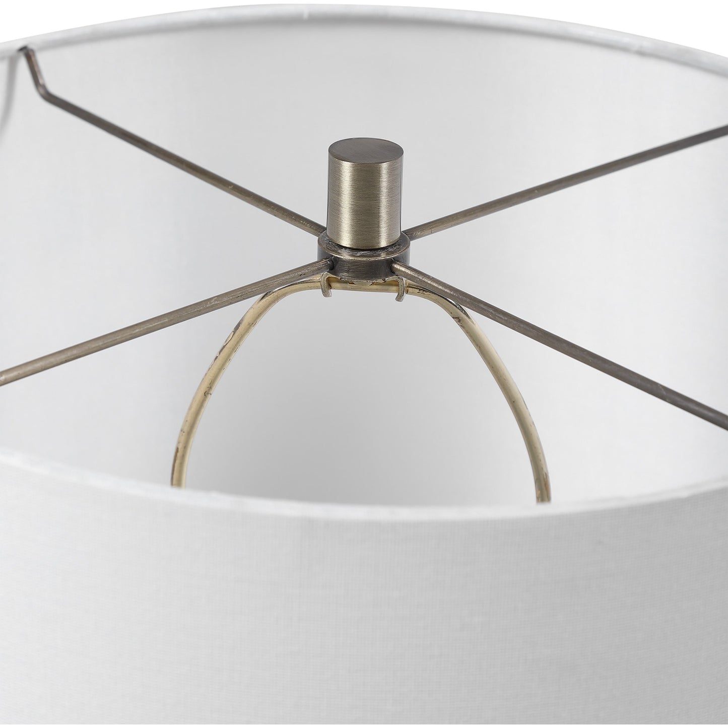 002 SR-861032 | Closeup | Durango Accent Lamp by Uttermost. Made from ceramic, iron in a modern style.