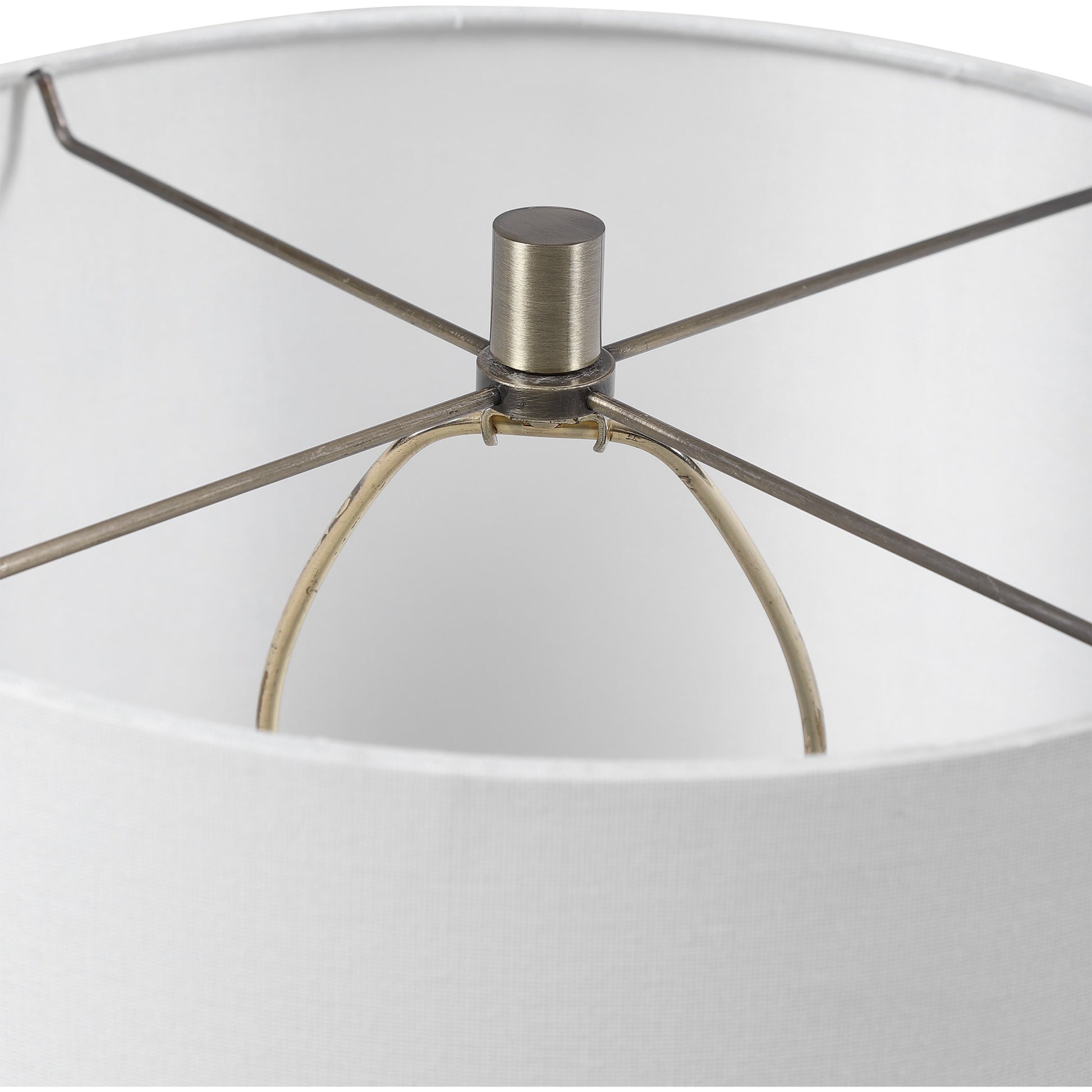 Durango Accent Lamp by Uttermost. Made from ceramic, iron in a modern style.