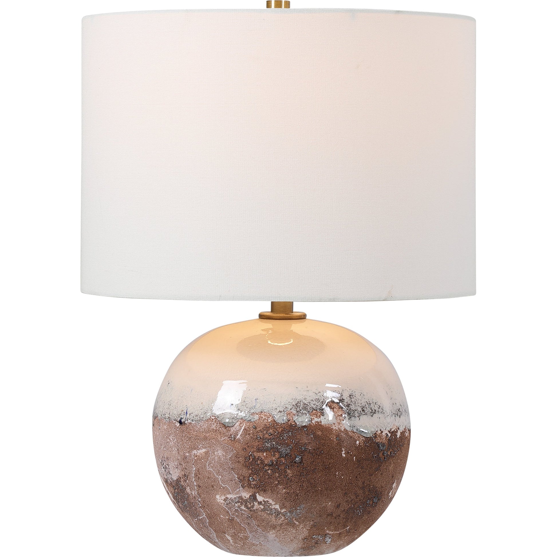Durango Accent Lamp by Uttermost. Made from ceramic, iron in a modern style.