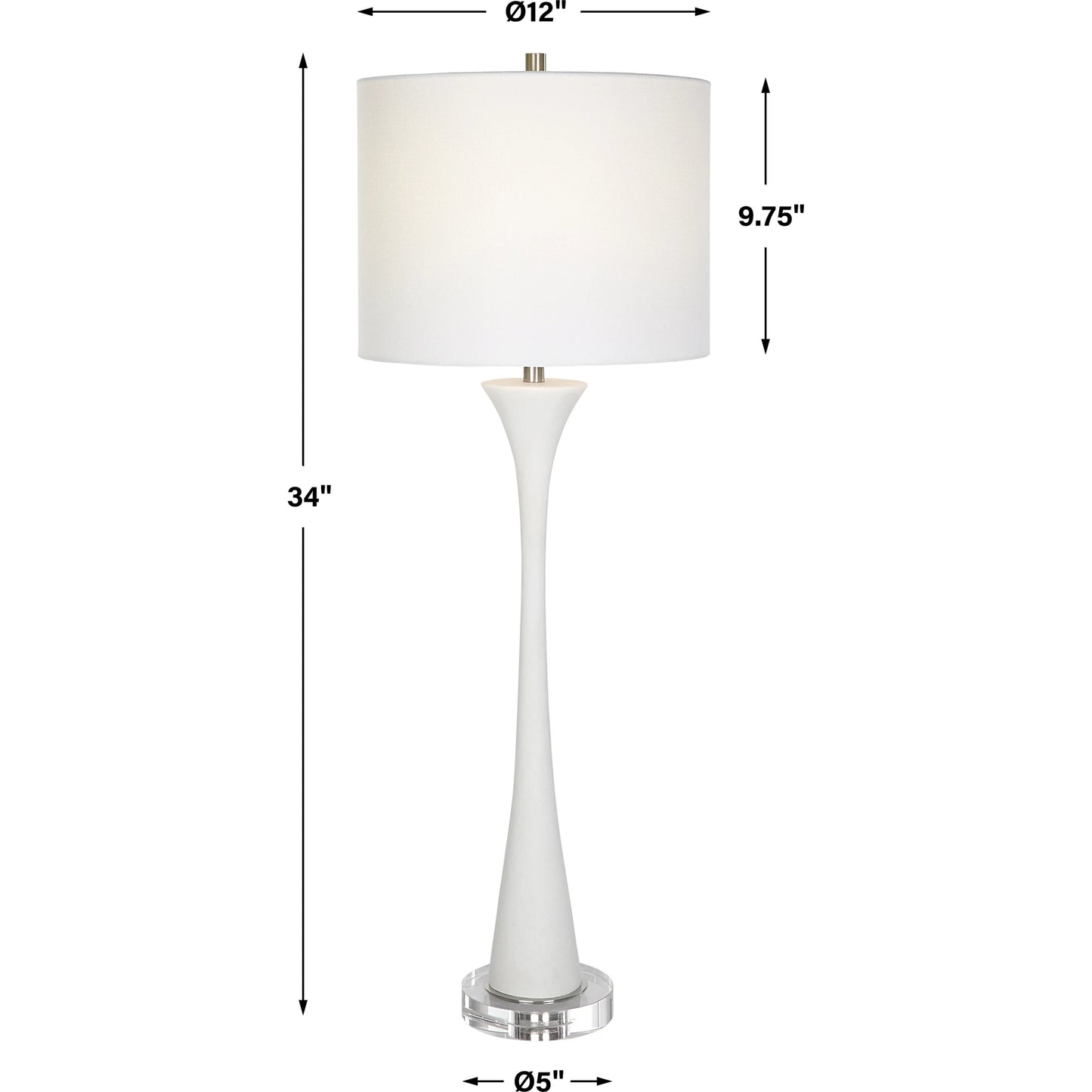 003 SI-1923737 | Closeup | Fountain Buffet Lamp by Uttermost. Made from unique in a modern style.