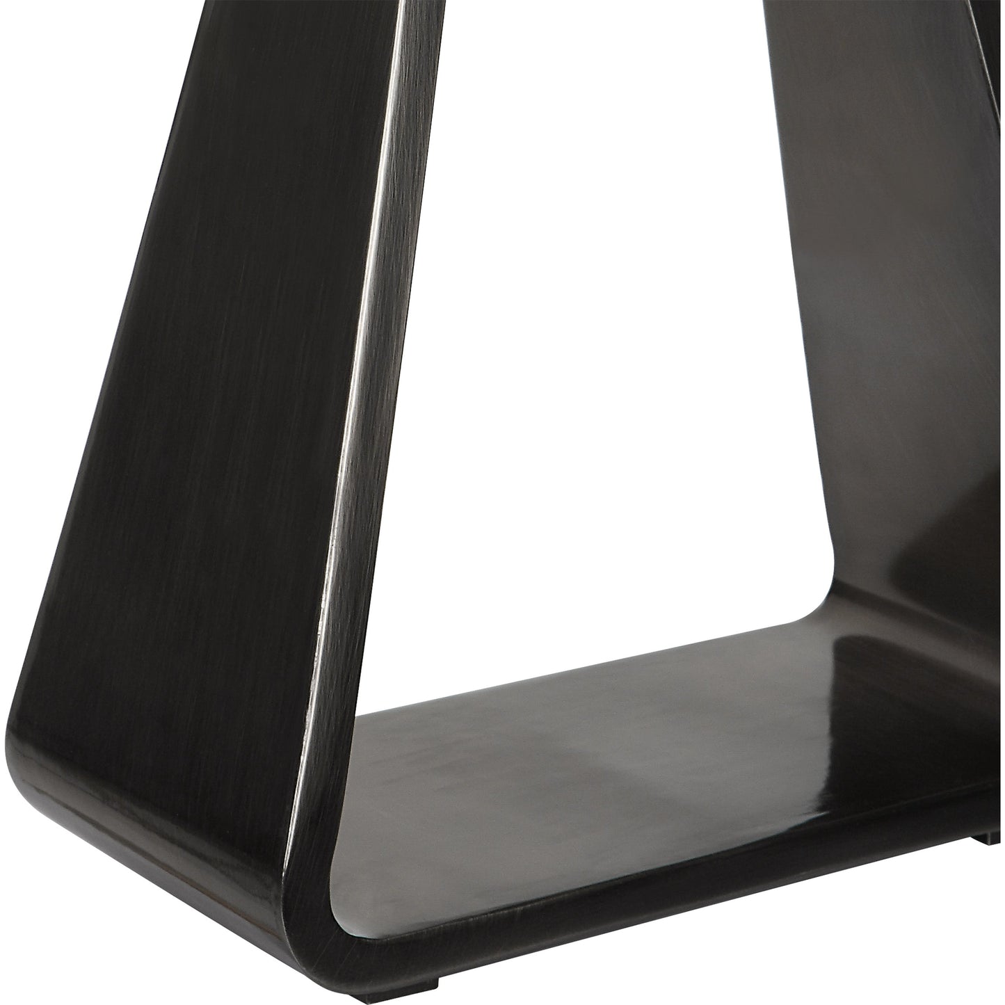 005 SI-1981395 | Additional Silo | Halo Table Lamp by Uttermost in antique nickel. Made from steel, fabric in a modern style.