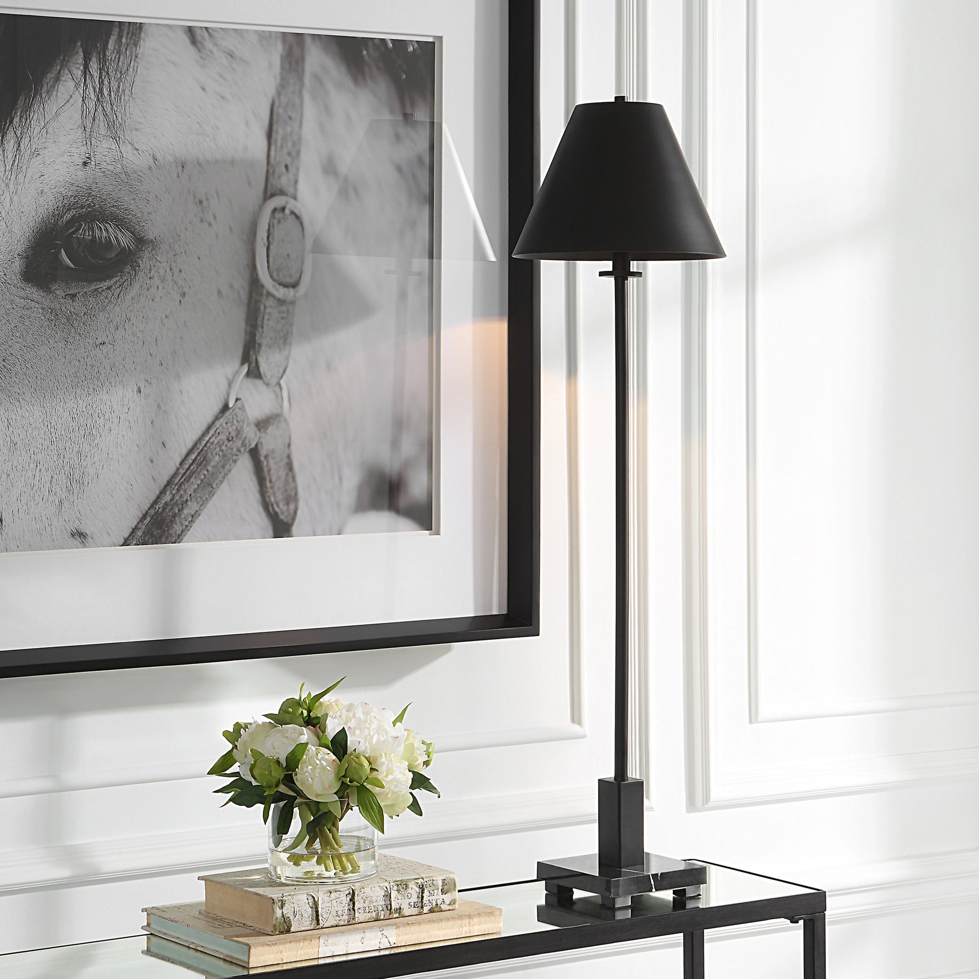 Pilot Buffet Lamp by Uttermost. Made from unique in a modern style.