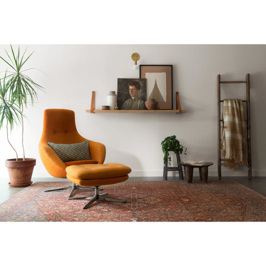 Loren LQ-06 Rug by Loloi II in red, multi. Made from 100% polyester in a rustic style.