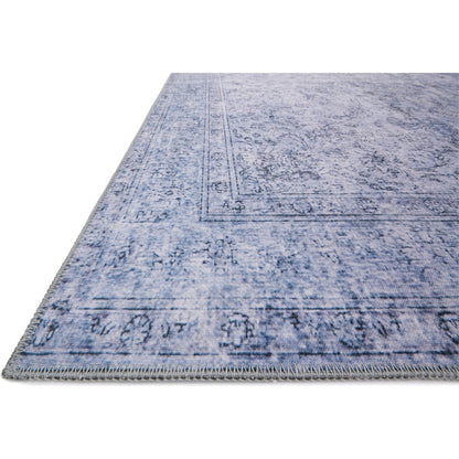 Loren LQ-09 Rug by Loloi in slate. Made from 100% polyester in a transitional style.