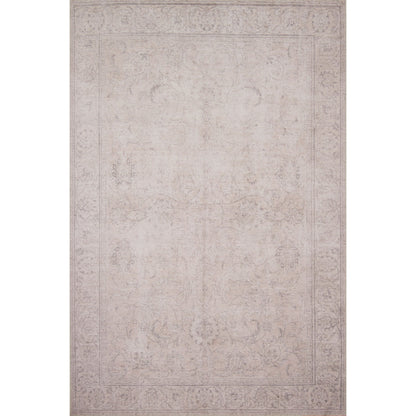 Loren LQ-12 Rug by Loloi in sand. Made from 100% polyester in a traditional style.