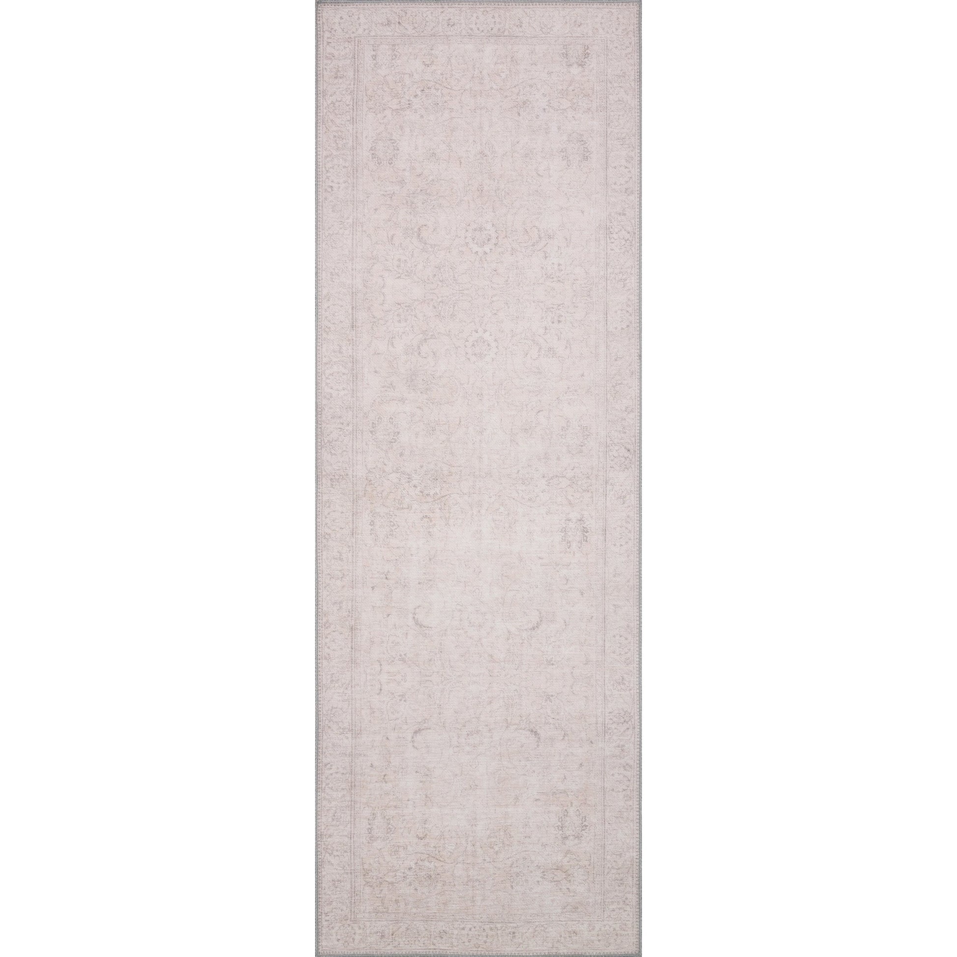 Loren LQ-12 Rug by Loloi in sand. Made from 100% polyester in a traditional style.