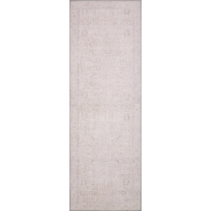 Loren LQ-12 Rug by Loloi in sand. Made from 100% polyester in a traditional style.