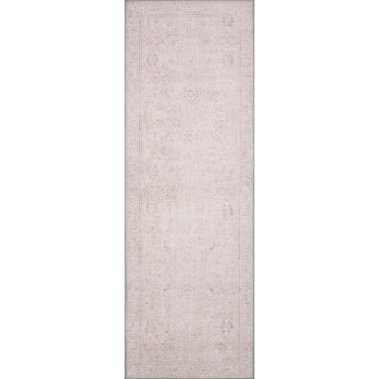 Loren LQ-12 Rug by Loloi in sand. Made from 100% polyester in a traditional style.