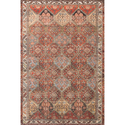 Loren LQ-16 Rug by Loloi in spice, multi. Made from 100% polyester in a eclectic & global style.