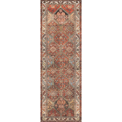 Loren LQ-16 Rug by Loloi in spice, multi. Made from 100% polyester in a eclectic & global style.