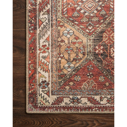 Loren LQ-16 Rug by Loloi in spice, multi. Made from 100% polyester in a eclectic & global style.