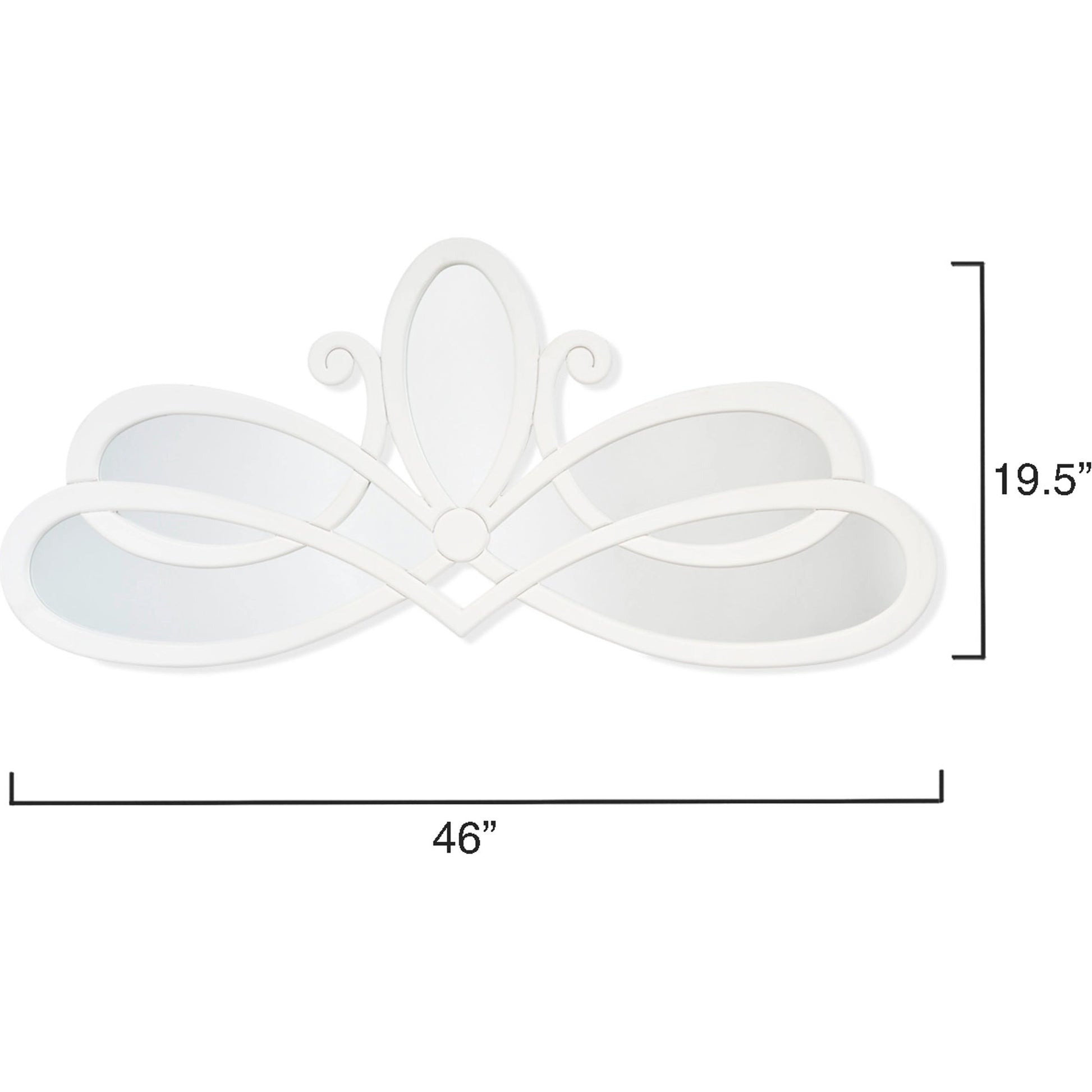 Scroll Mirror by Lifestyle by JY. Made from unique in a transitional style.