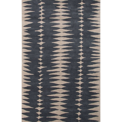 En Casa by Luli Sanchez Tufted Rug by Jaipur Living in ensign blue, bijou blue. Made from 100% wool in a modern style.