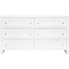 Glossy White Lacqueracrylic, Polished Nickel