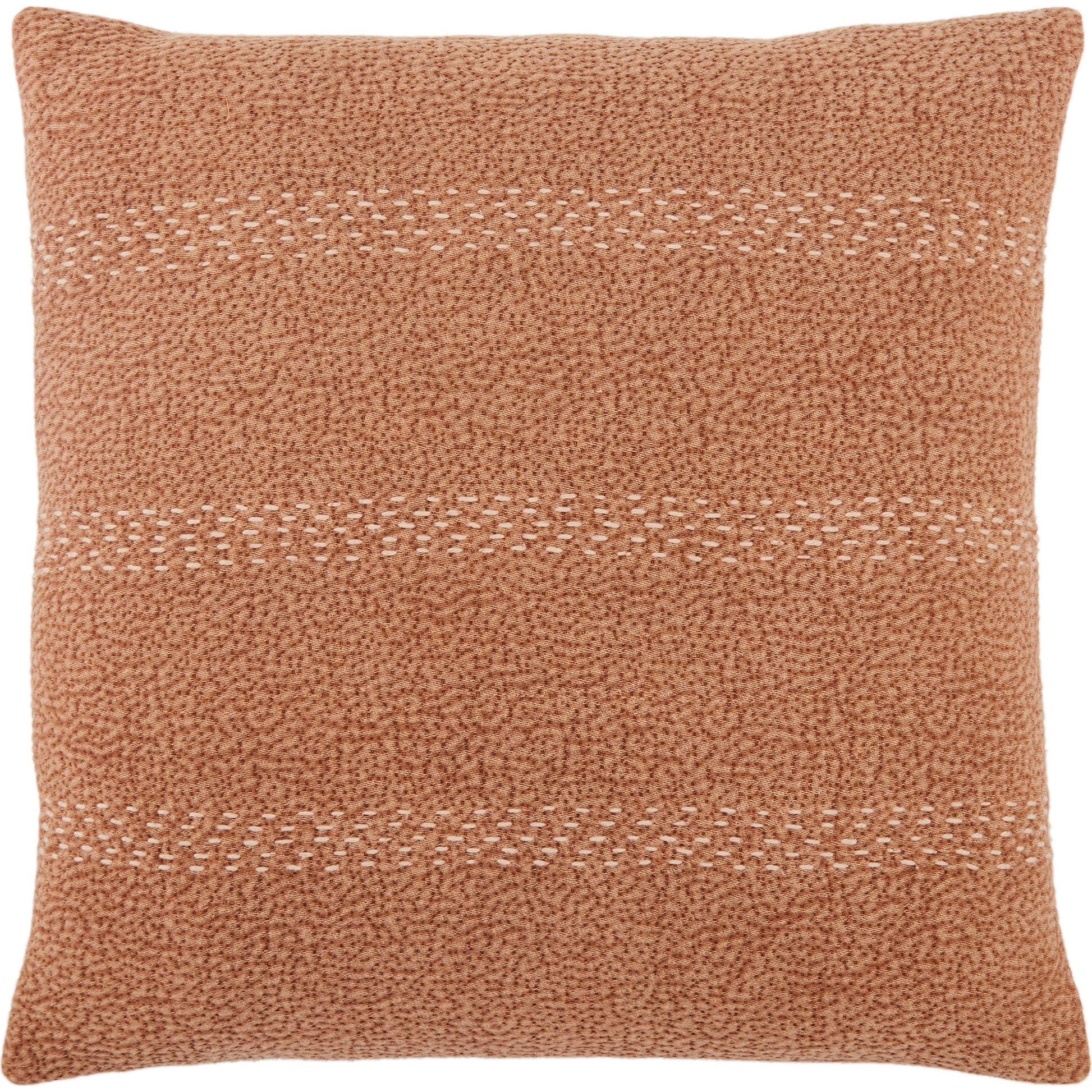 Lexington LXG06 Pillow by Jaipur Living in terracotta, beige. Made from 100% cotton in a modern style.