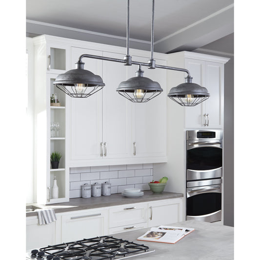Lennex Outdoor Wall Lantern by Generation Lighting in slate gray metal. Made from steel in a modern style.