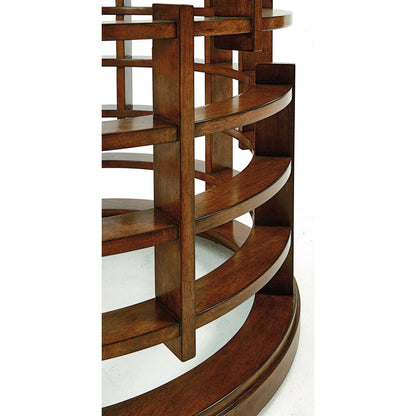 Meridien Round Dining Table with Wooden Top by Tommy Bahama Home. Made from unique in a modern style.