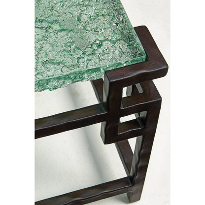 Hermes Reef Glass Top Cocktail Table by Tommy Bahama Home. Made from unique in a modern style.