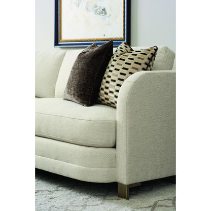 Streamline Sofa by Caracole in natural and smoked bronze. Made from metal in a transitional style.