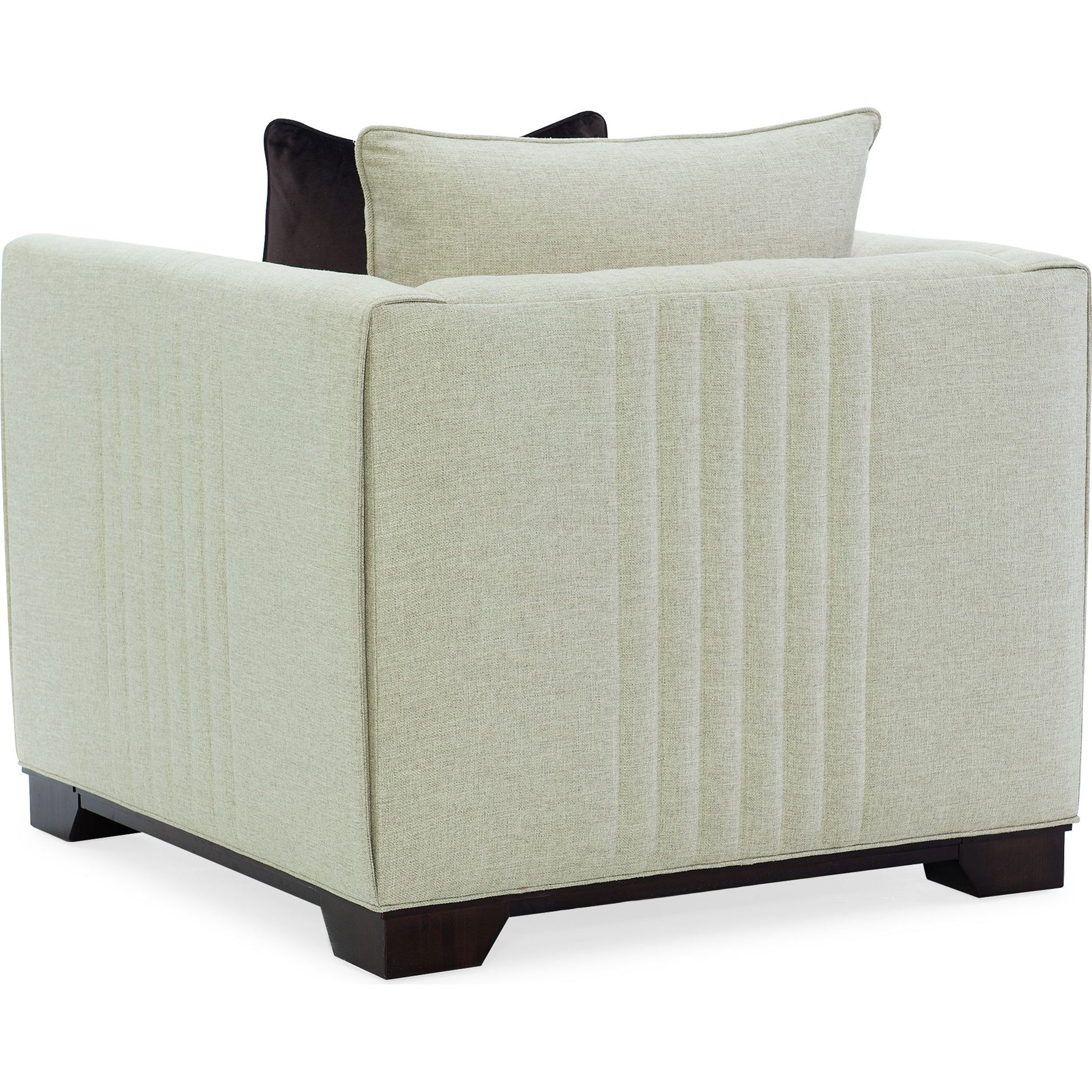 Moderne Chair by Caracole in natural and bourbon glaze. Made from pine in a transitional style.