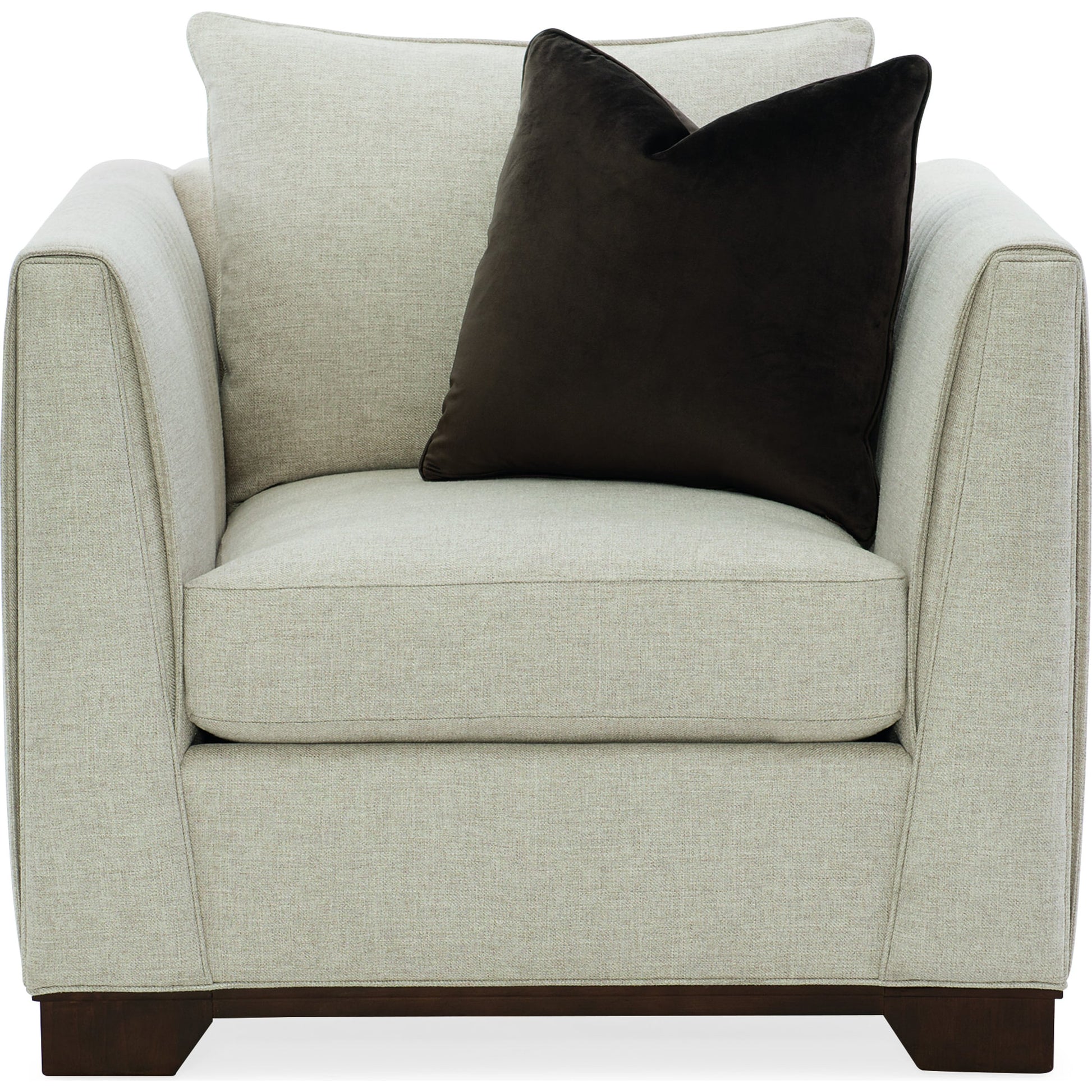 Moderne Chair by Caracole in natural and bourbon glaze. Made from pine in a transitional style.