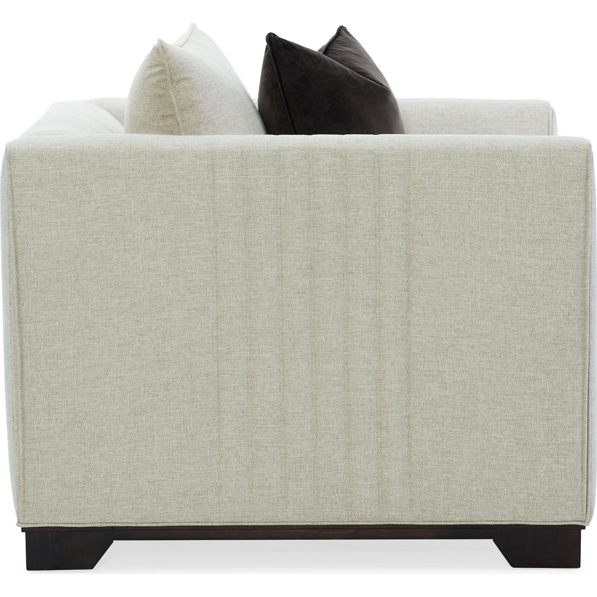 Moderne Chair by Caracole in natural and bourbon glaze. Made from pine in a transitional style.