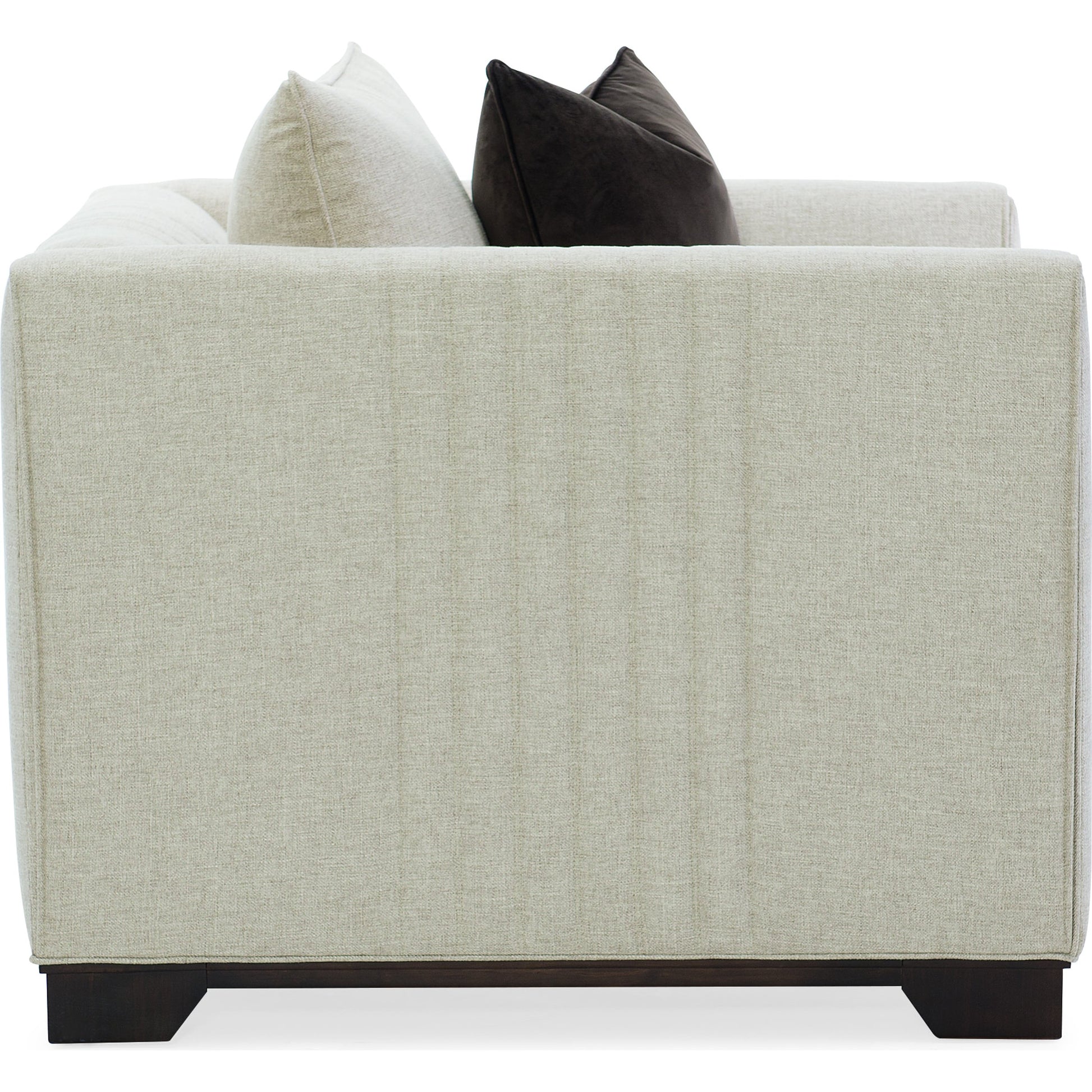 Moderne Chair by Caracole in natural and bourbon glaze. Made from pine in a transitional style.